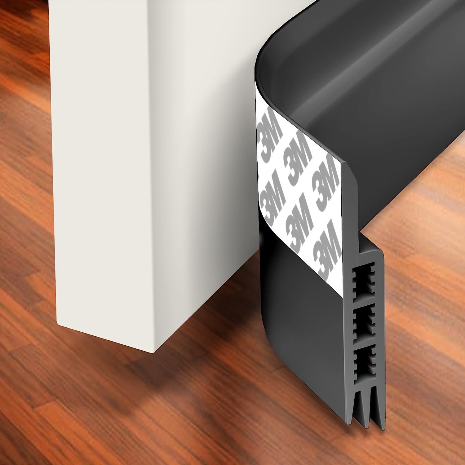 Tochtstrip Deur Siliconen 99cm Wit Zelfklevend Geluidsisolatie Deurafdichting Tochtstopper Energiebesparing Woning Isolatie | Sansoti