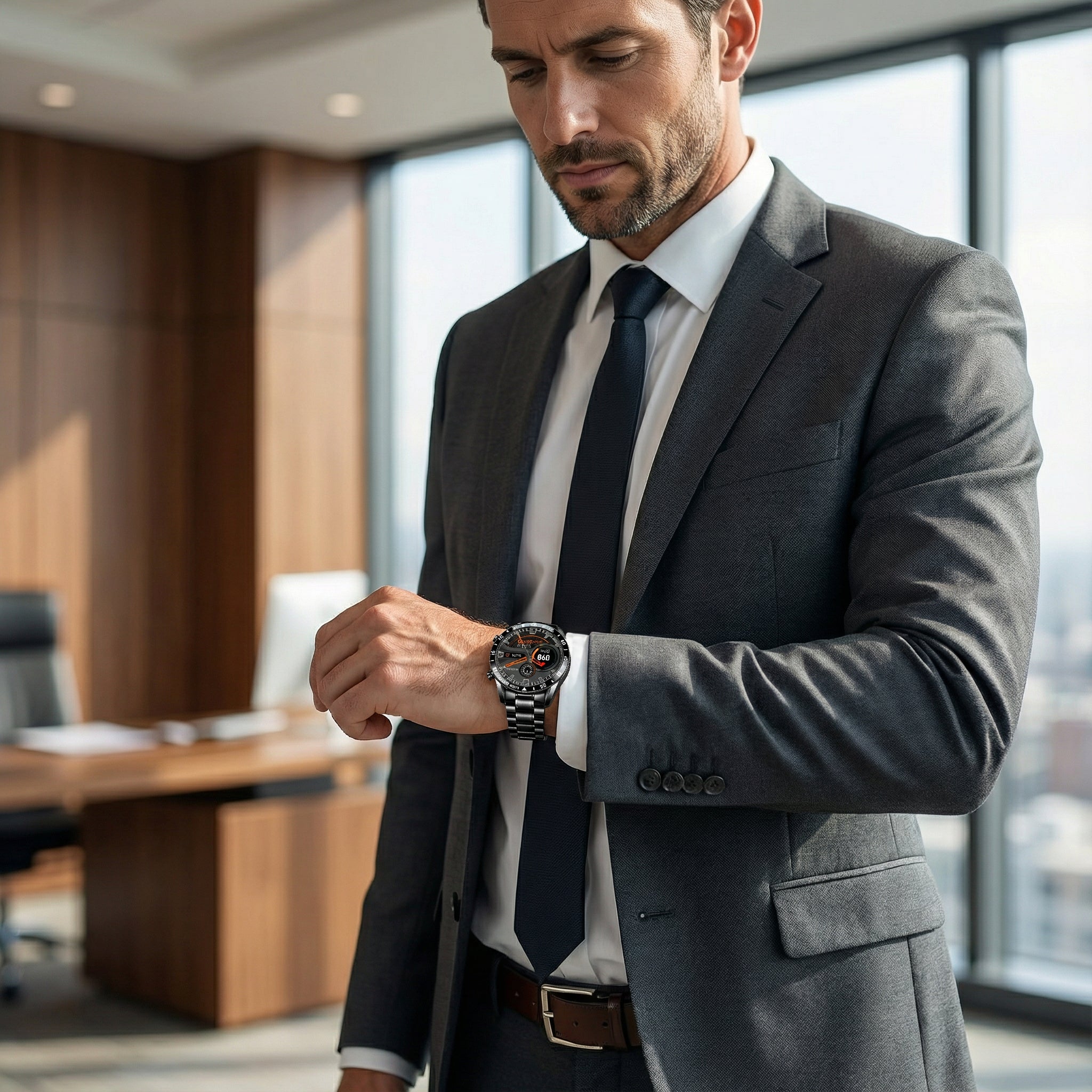 Smartwatch met Touchscreen & Notificaties – Veelzijdig Draagcomfort Dagelijks Gebruik | Sansoti