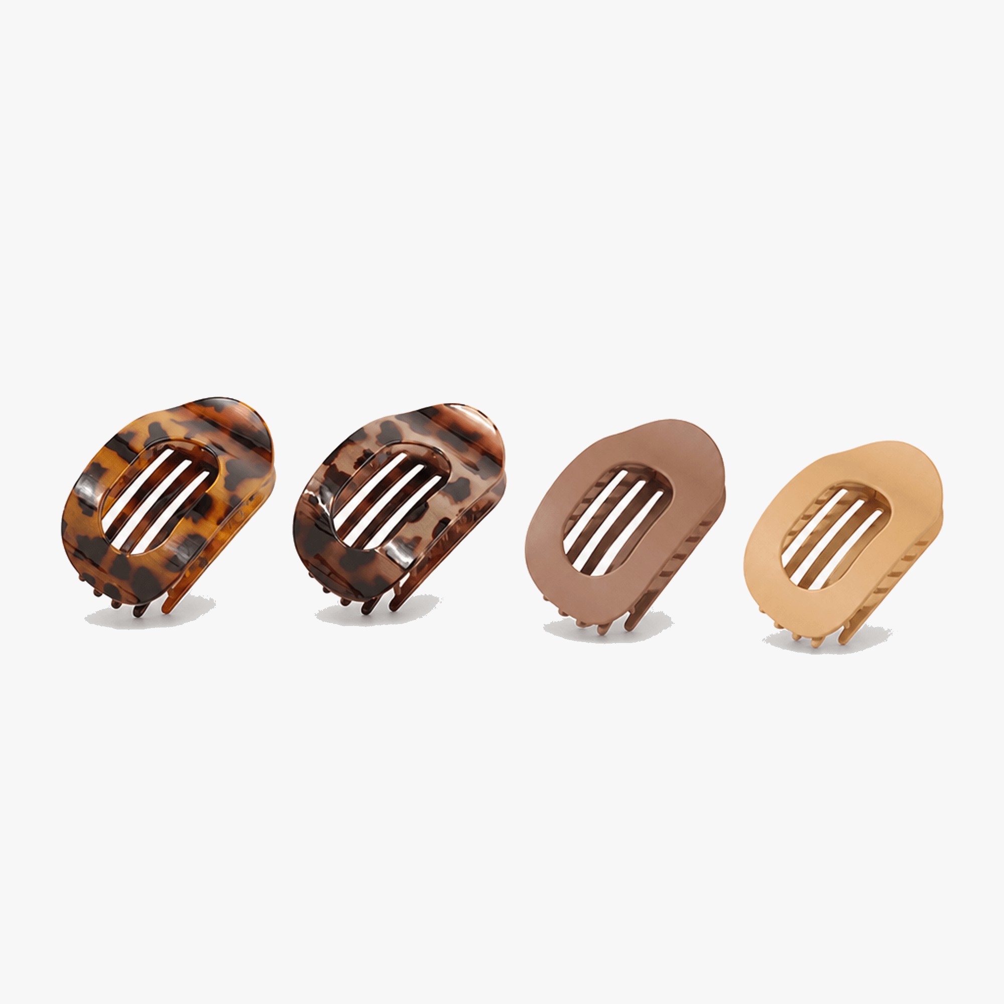 Platte Haarclips Set van 4 – Comfortabel Ontwerp Zonder Drukpunten | Sansoti