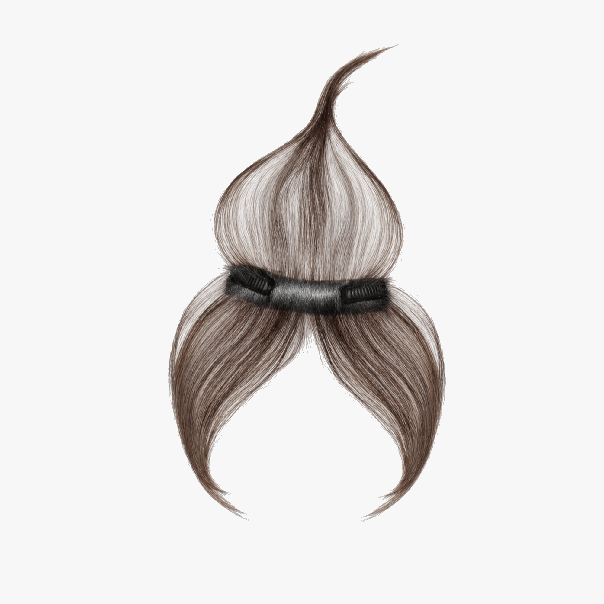 Clip-in Pony Haarstuk met Dubbele Clip – Direct Ponylook zonder Knippen | Sansoti
