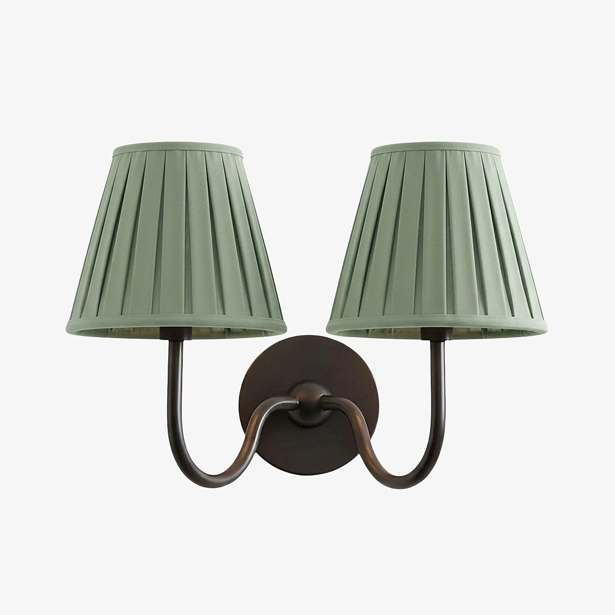 Wandlamp met Geplisseerde Stoffen Kap – Klassieke Verlichting voor Slaapkamer en Woonkamer | Sansoti