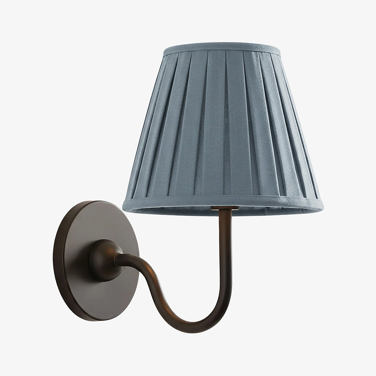 Wandlamp met Geplisseerde Stoffen Kap – Klassieke Verlichting voor Slaapkamer en Woonkamer | Sansoti