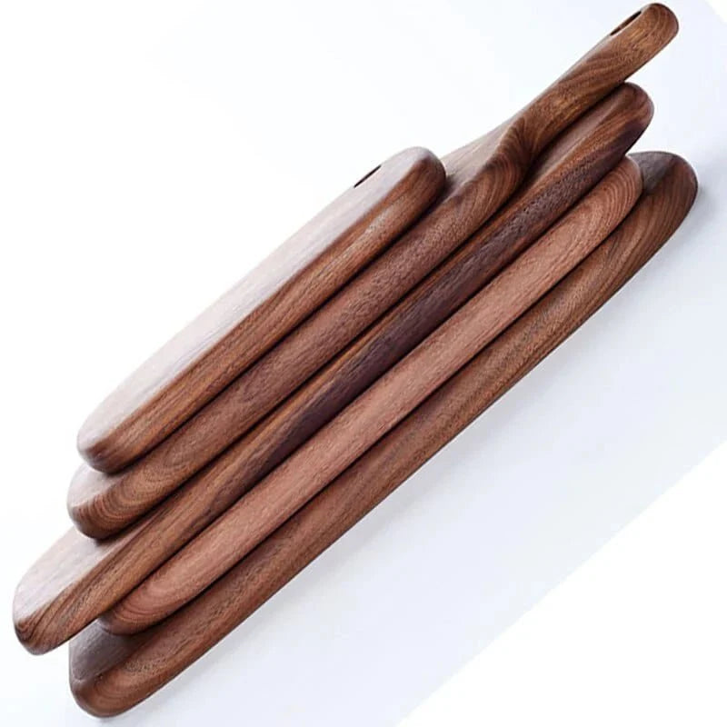 Snijplank Notenhout Donker 23-40cm Serveerplank Hapjesplank Keukenplank Broodplank Premium Houtsoort | Sansoti
