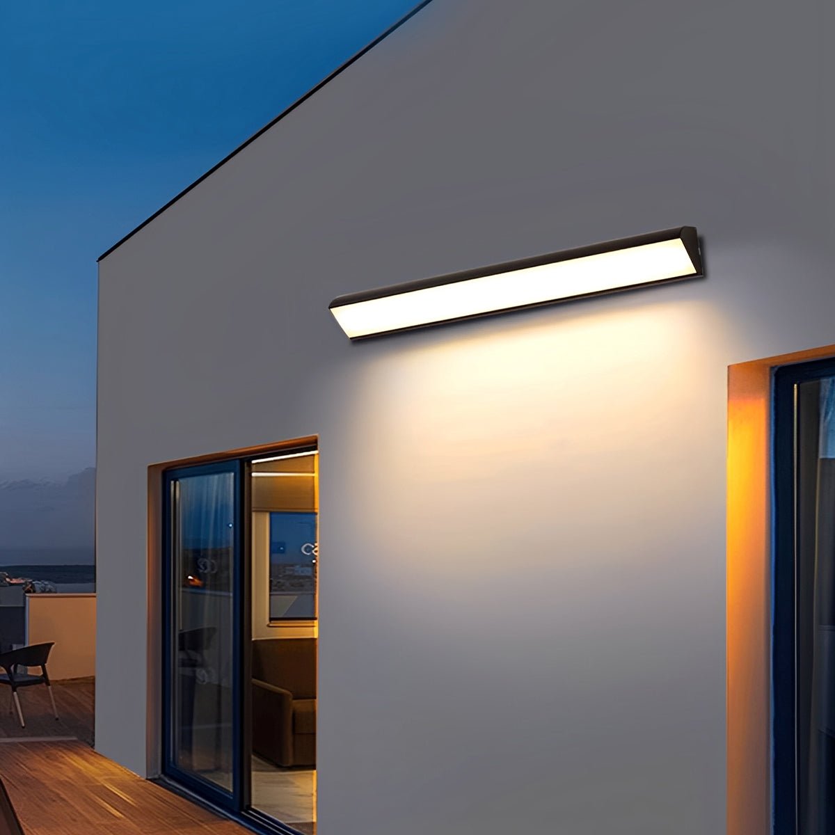 Waterdichte Buitenwandlamp LED Aluminium Zwart Verstelbaar Licht voor Gevel Veranda Tuin Tuinverlichting | Sansoti
