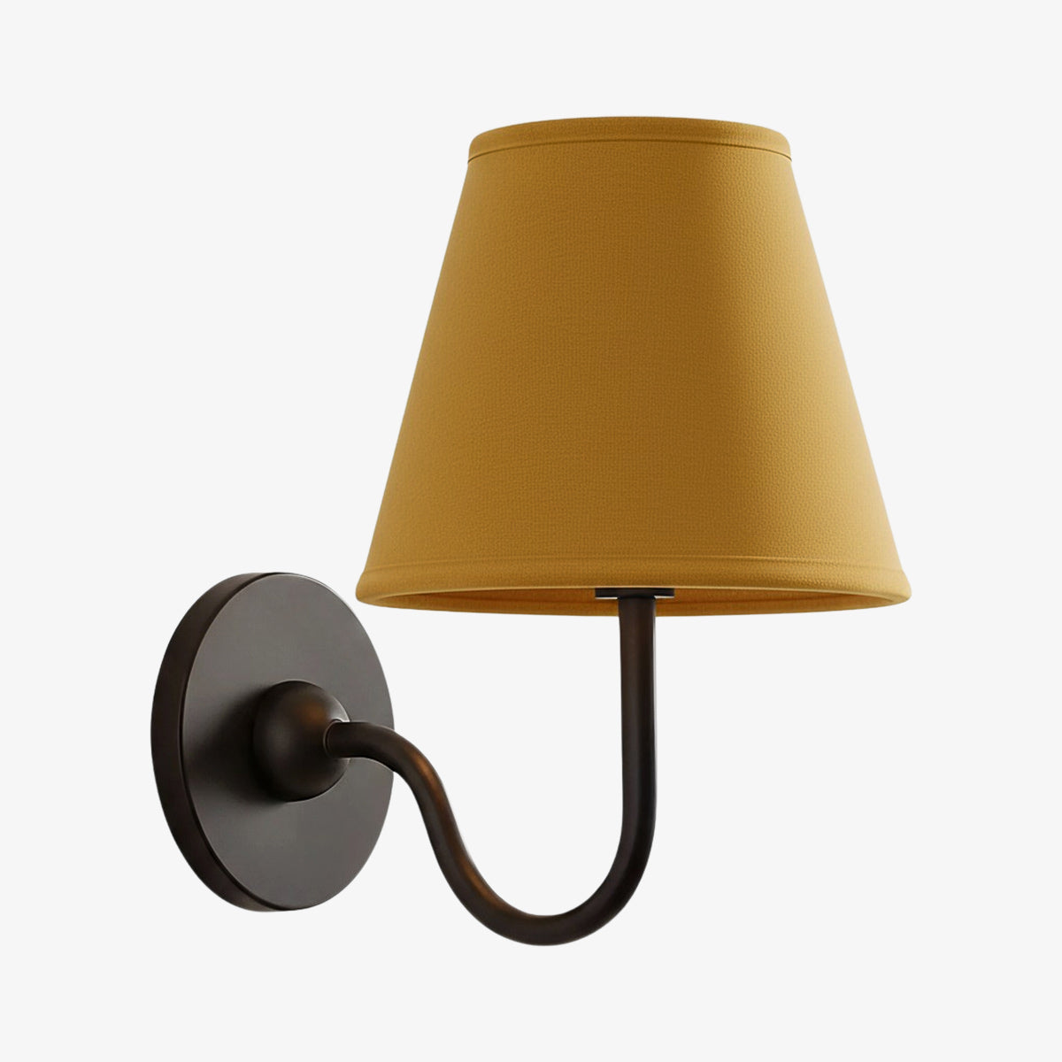 Wandlamp met Geplisseerde Stoffen Kap – Klassieke Verlichting voor Slaapkamer en Woonkamer | Sansoti