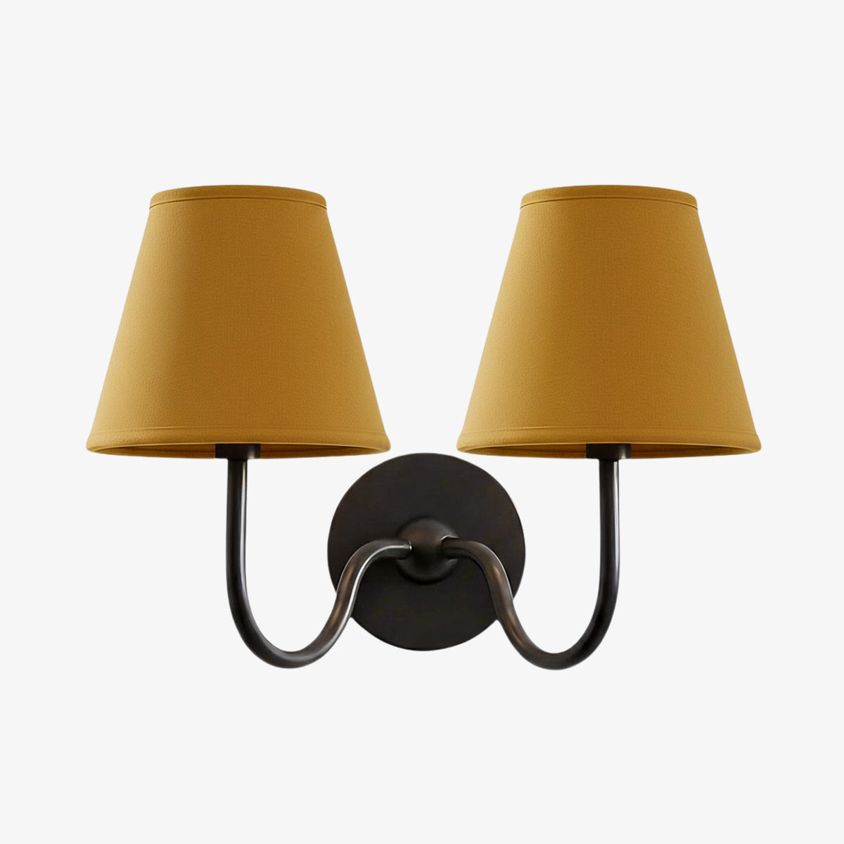 Wandlamp met Geplisseerde Stoffen Kap – Klassieke Verlichting voor Slaapkamer en Woonkamer | Sansoti
