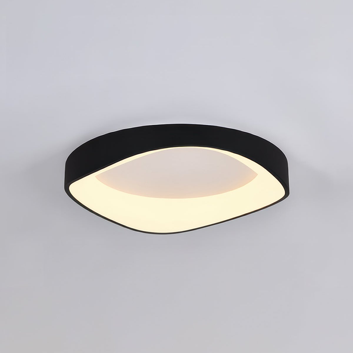 Plafonnier LED Effet bois Scandinave Acrylique Fer Salon Chambre 40 50 60cm | Restfield