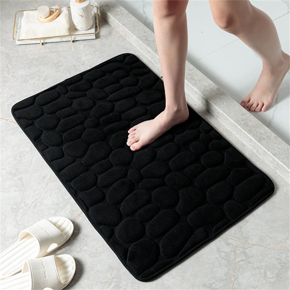 Badmat Microvezel Antislip Crème Badkamer Sneldrogend Absorberend Zachte Badkamermat Wasbaar Vloermat Douchemat Keukenmat | Sansoti