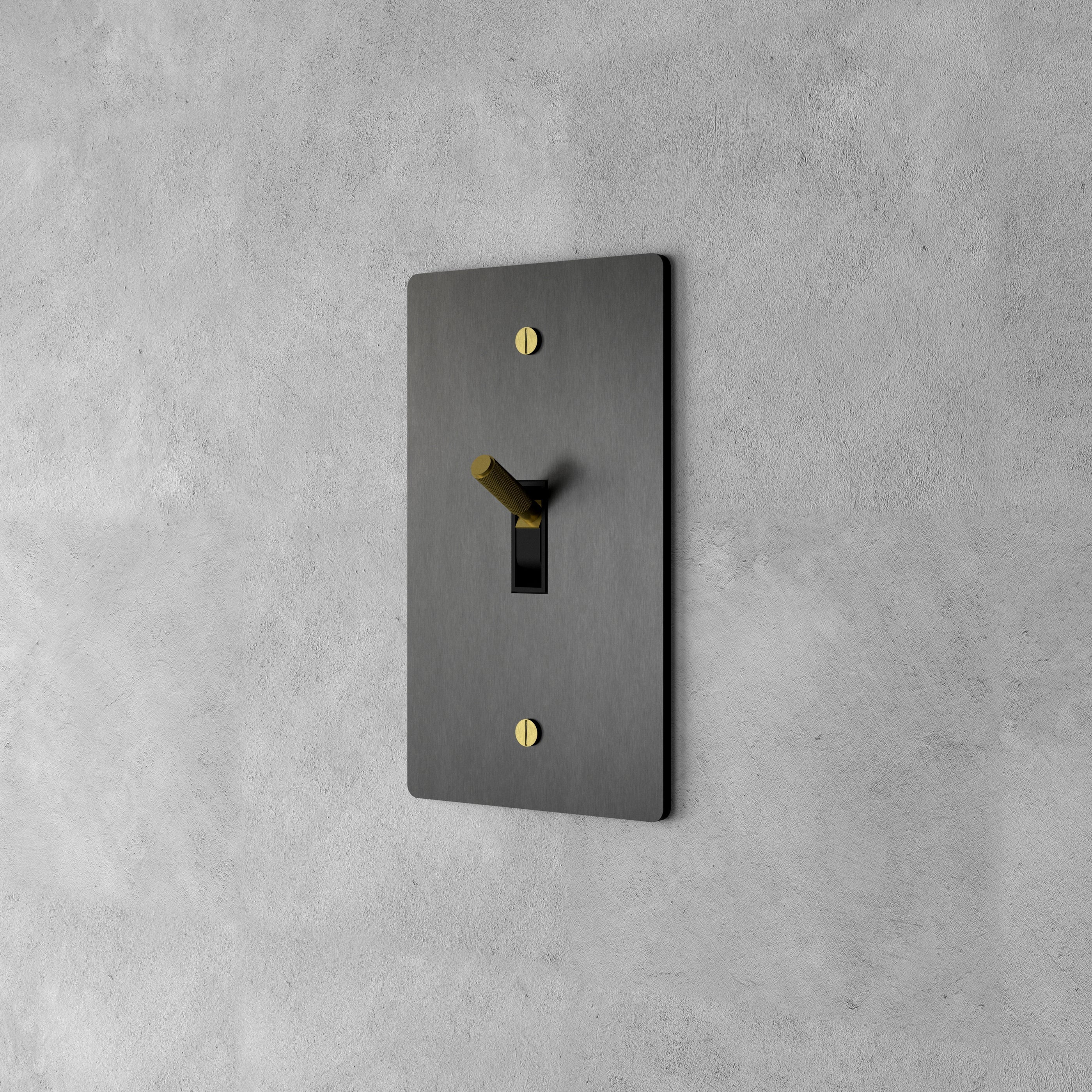 Luxuriöser Messing-Kippschalter mit minimalistischem Design und hochwertiger Oberfläche | Restfield