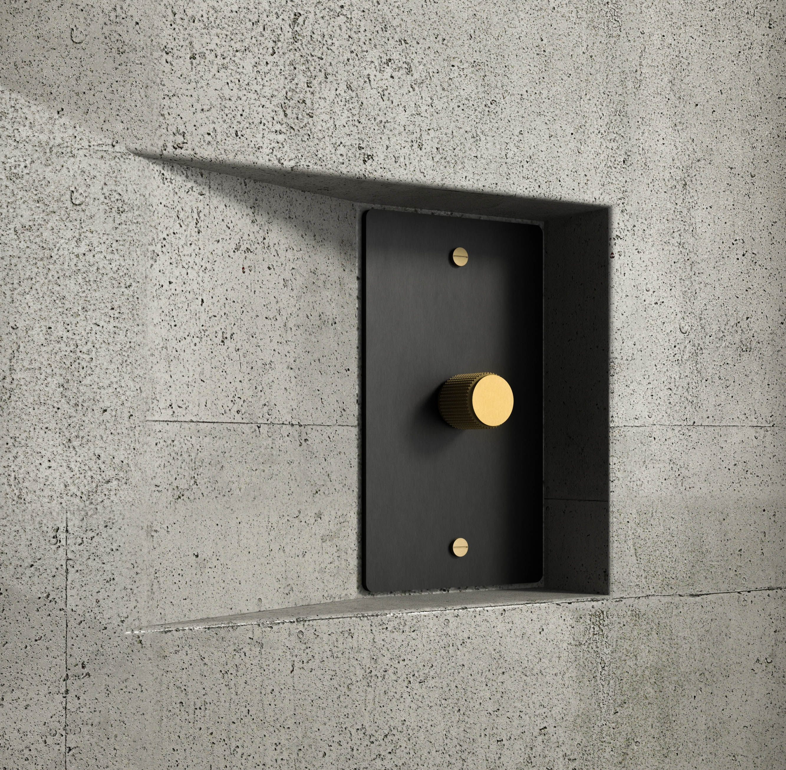 Luxe Messing Dimmer Schakelaar Met Draaiknop En Tijdloos Design | Sansoti