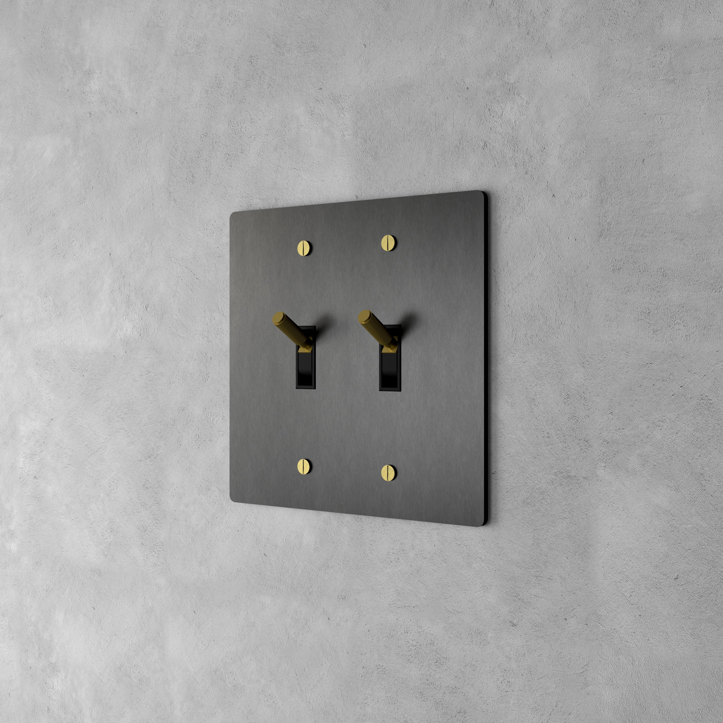 Luxuriöser Messing-Kippschalter mit minimalistischem Design und hochwertiger Oberfläche | Restfield
