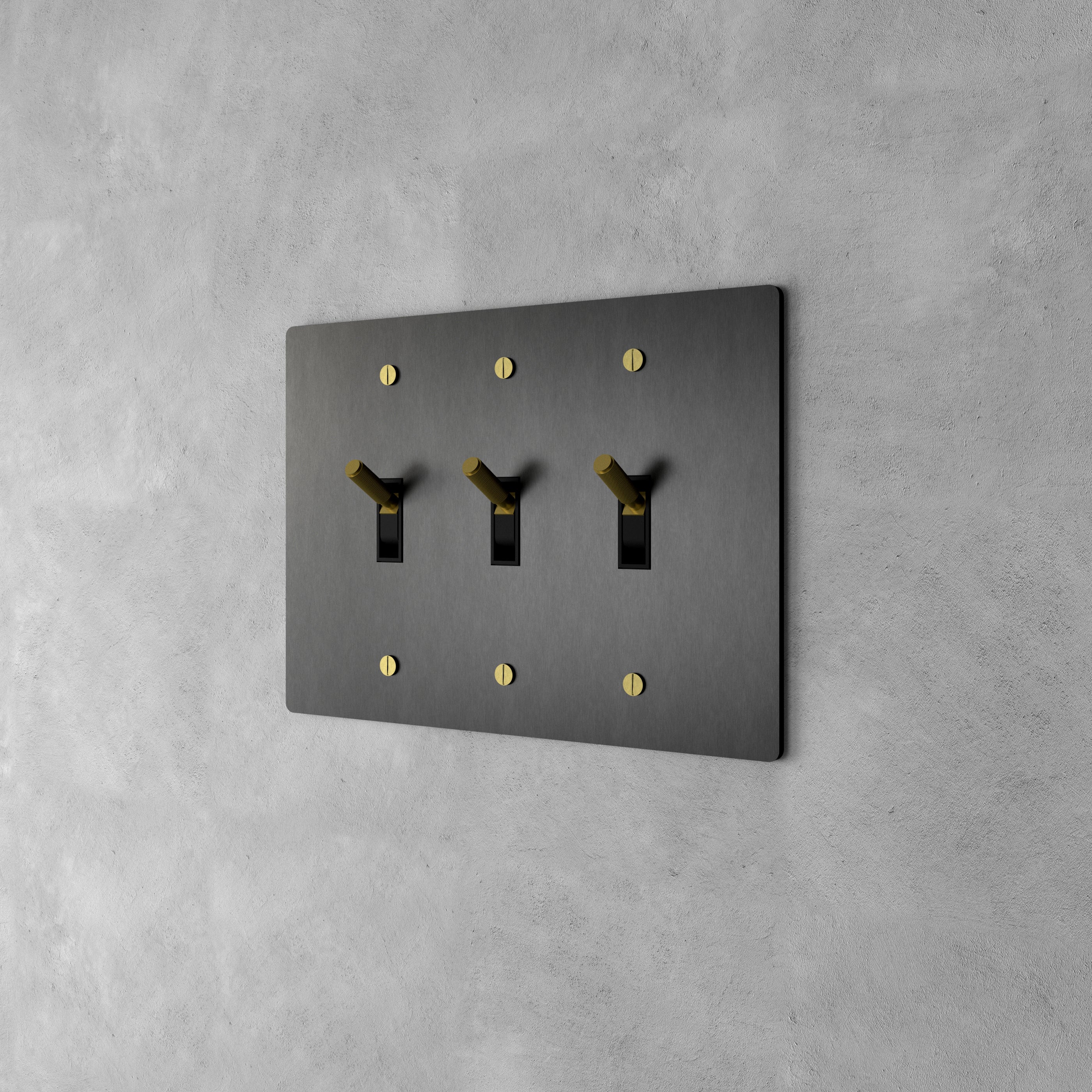 Luxuriöser Messing-Kippschalter mit minimalistischem Design und hochwertiger Oberfläche | Restfield