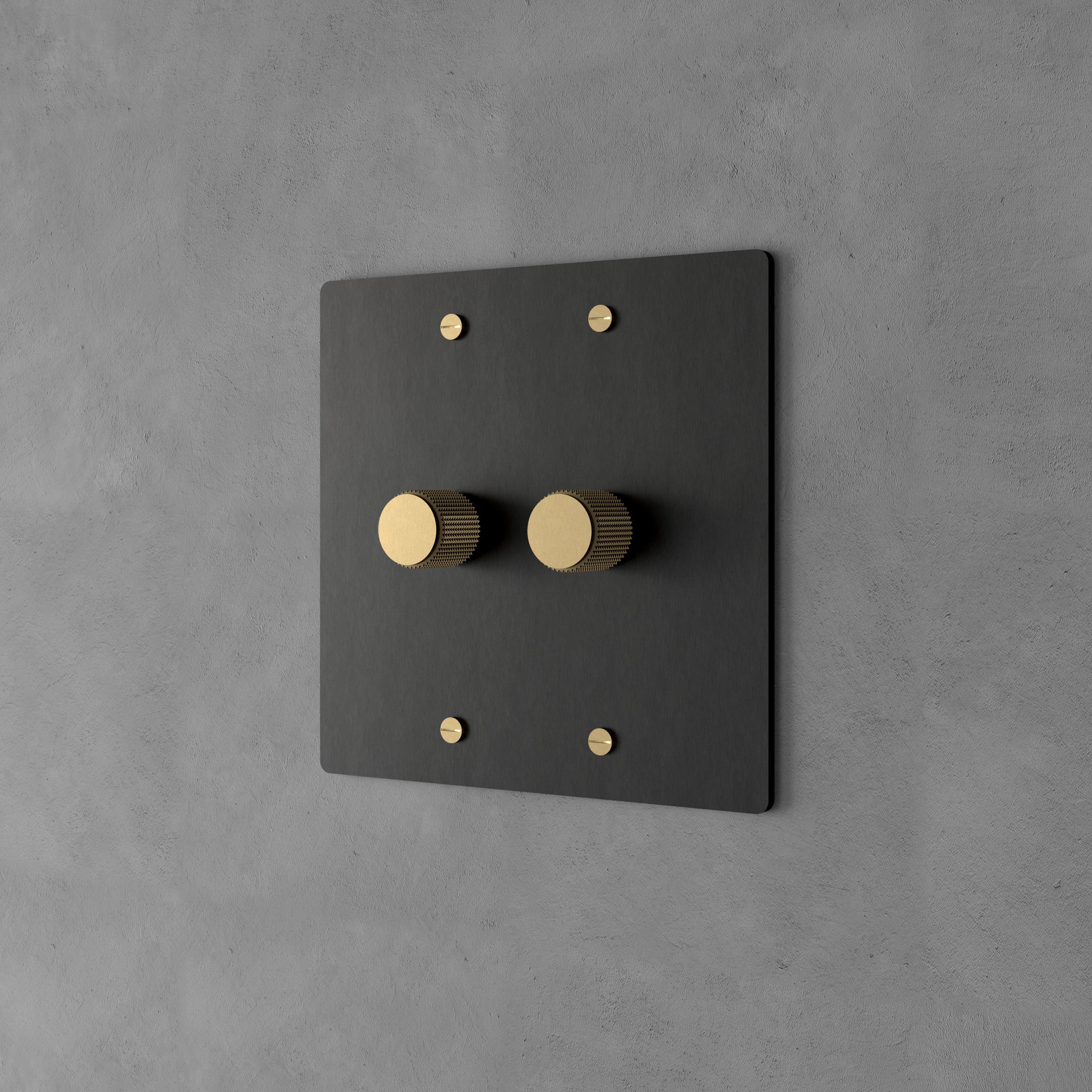 Luxe Messing Dimmer Schakelaar Met Draaiknop En Tijdloos Design | Sansoti