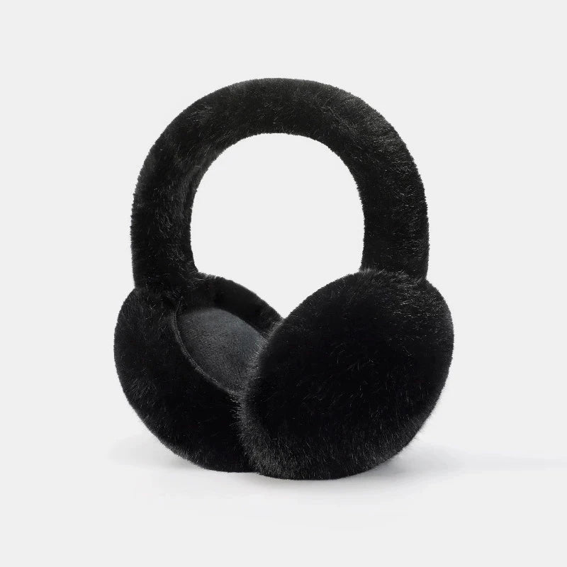 Pluche Oorwarmers Winter met Opvouwbaar Design voor Dames en Heren Comfortabel Zacht Luxe Warmte Accessoire | Sansoti