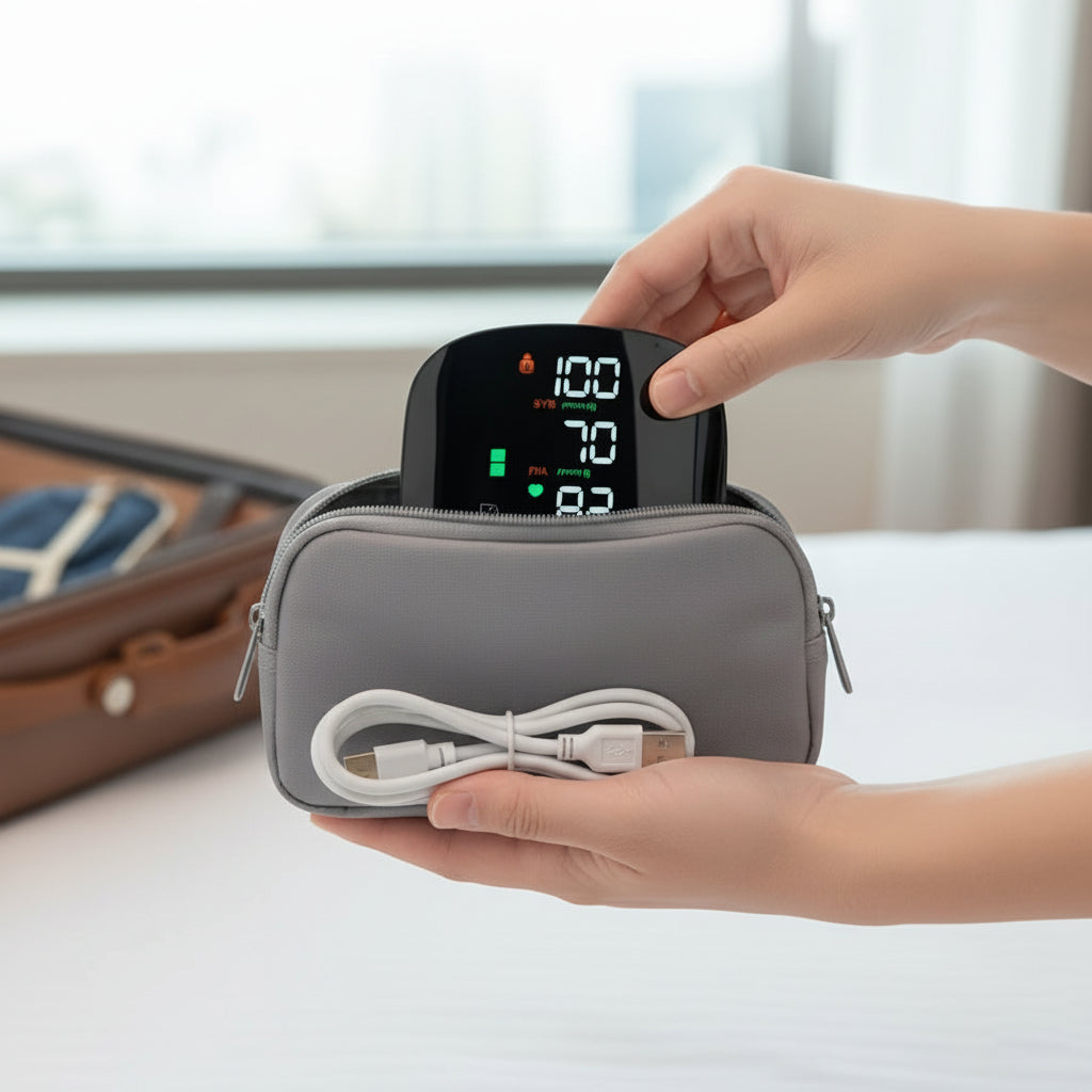 Digitale Polsbloeddrukmeter USB Oplaadbaar Hart Bloeddruk Gezondheidsmonitor Thuismeting Nauwkeurig Hartslagmeter | Sansoti