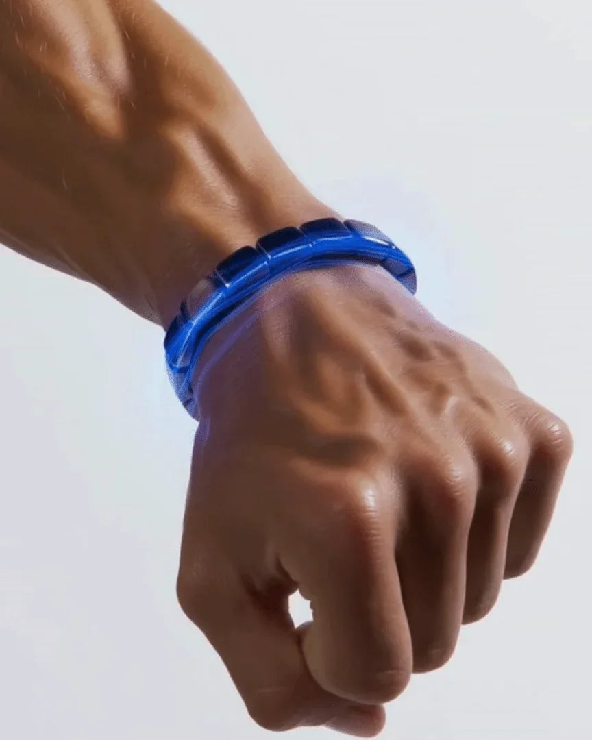 Hematiet Kralen Armband Heren Natuursteen Zwart Grijs Energetisch Balans Everyday Wellness Accessoire | Sansoti