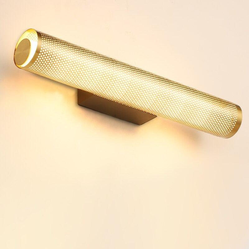 Bara Luxe Wandlamp – Gouden Wandverlichting met Elegante Afwerking voor Badkamer & Slaapkamer | Sansoti