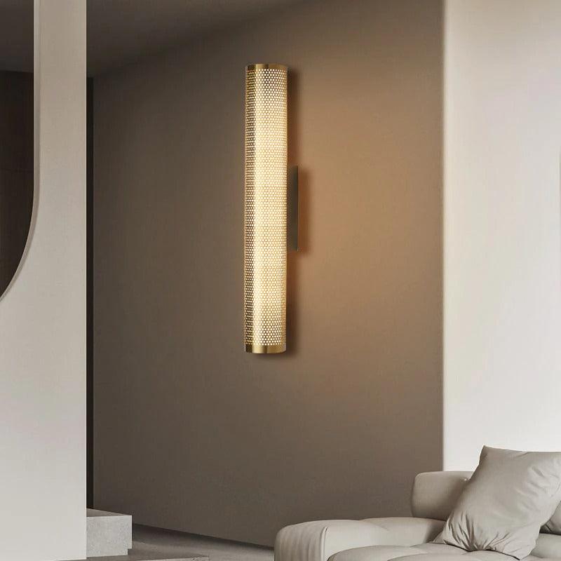 Bara Luxe Wandlamp – Gouden Wandverlichting met Elegante Afwerking voor Badkamer & Slaapkamer | Sansoti
