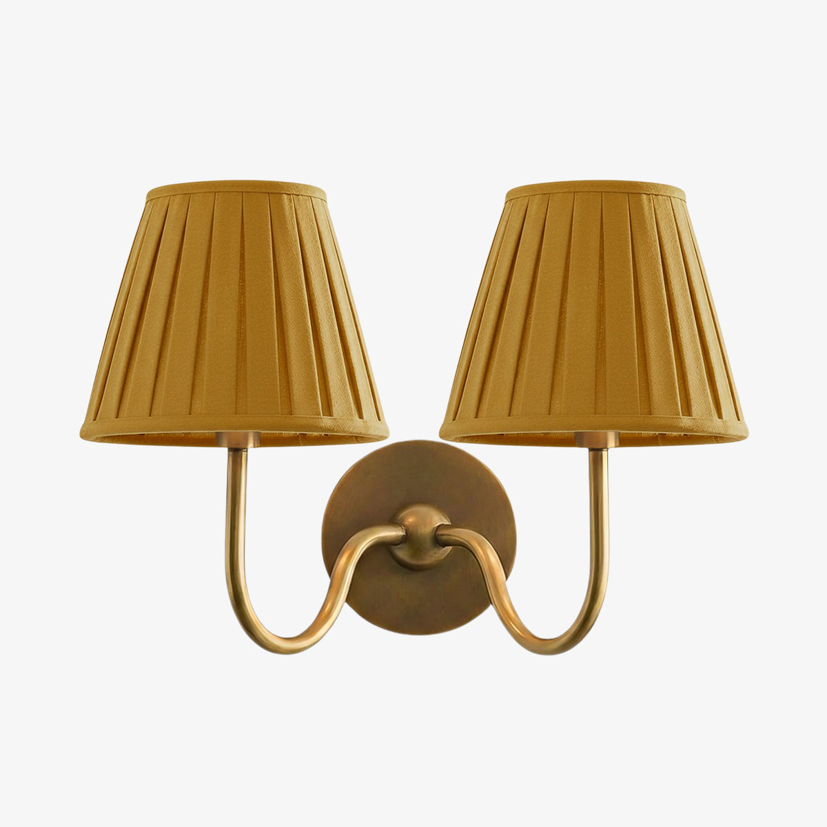 Wandlamp met Geplisseerde Stoffen Kap – Klassieke Verlichting voor Slaapkamer en Woonkamer | Sansoti