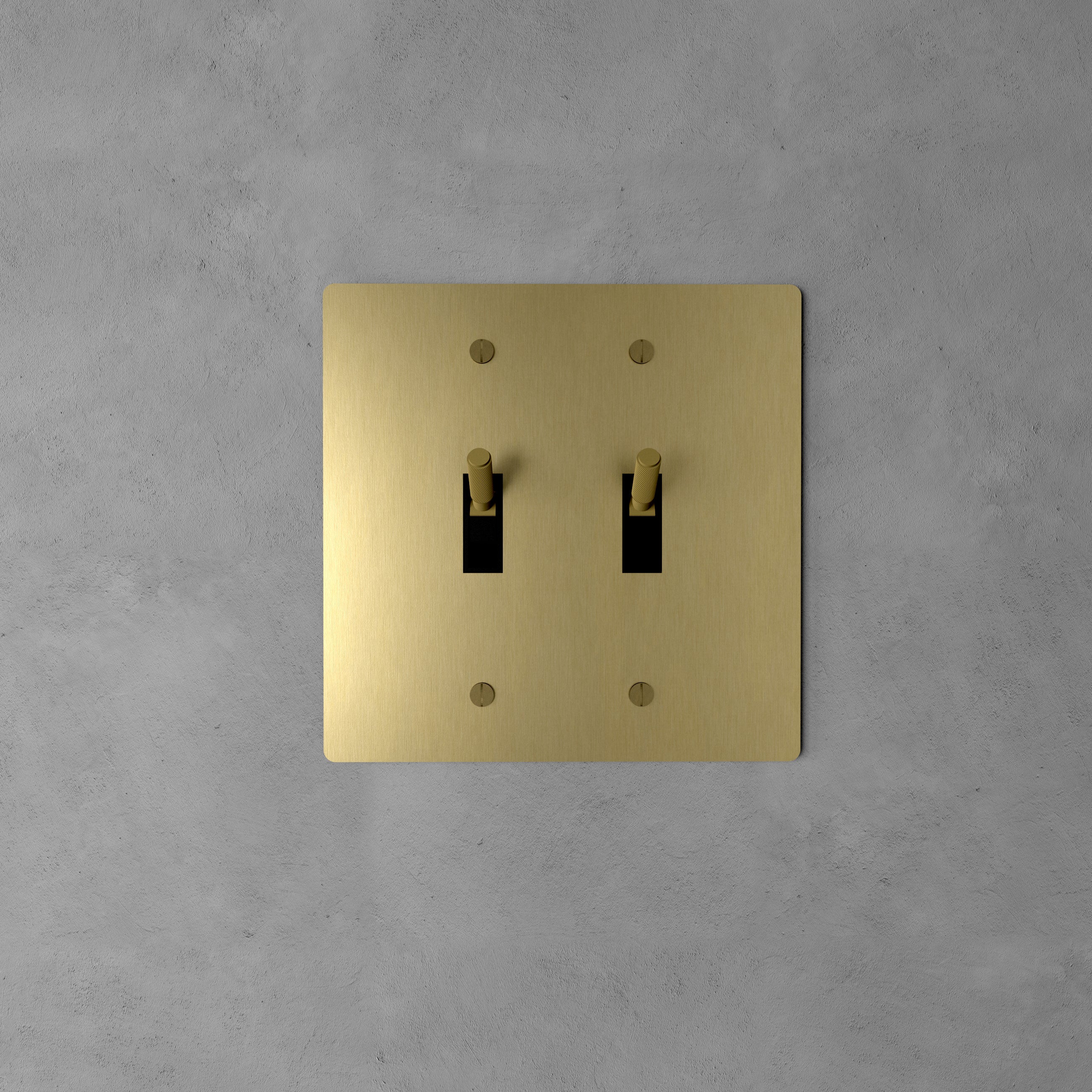 Luxuriöser Messing-Kippschalter mit minimalistischem Design und hochwertiger Oberfläche | Restfield
