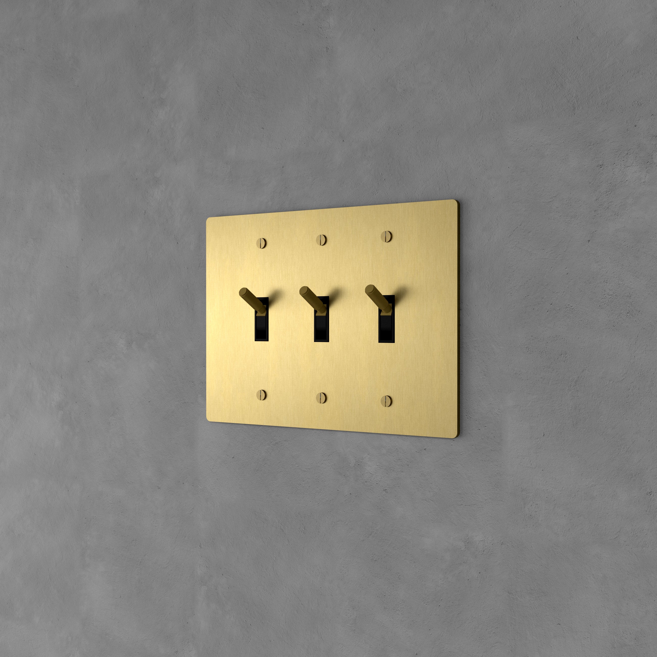 Luxuriöser Messing-Kippschalter mit minimalistischem Design und hochwertiger Oberfläche | Restfield