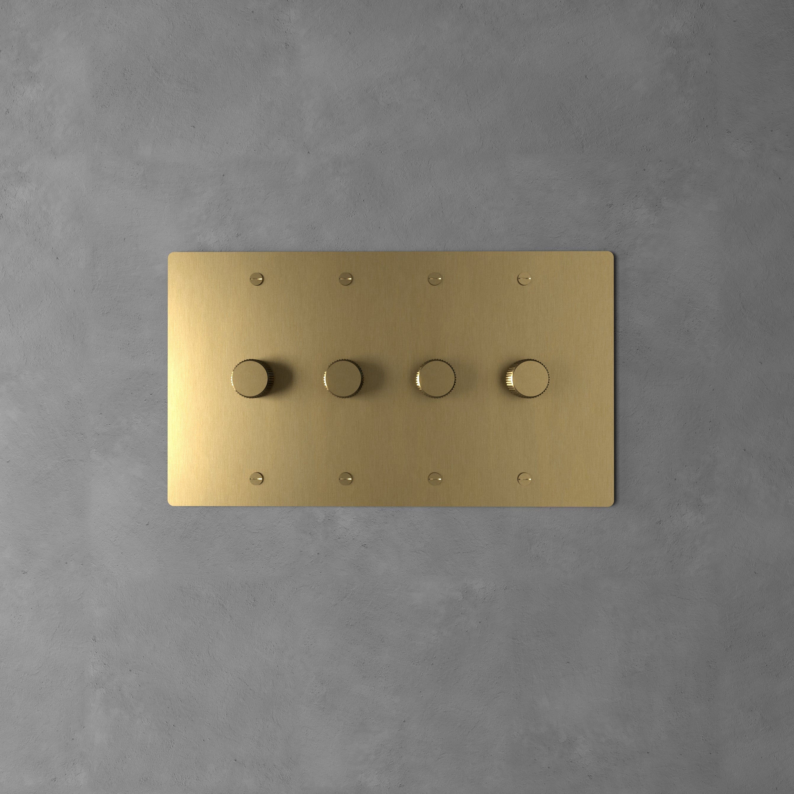 Luxe Messing Dimmer Schakelaar Met Draaiknop En Tijdloos Design | Sansoti
