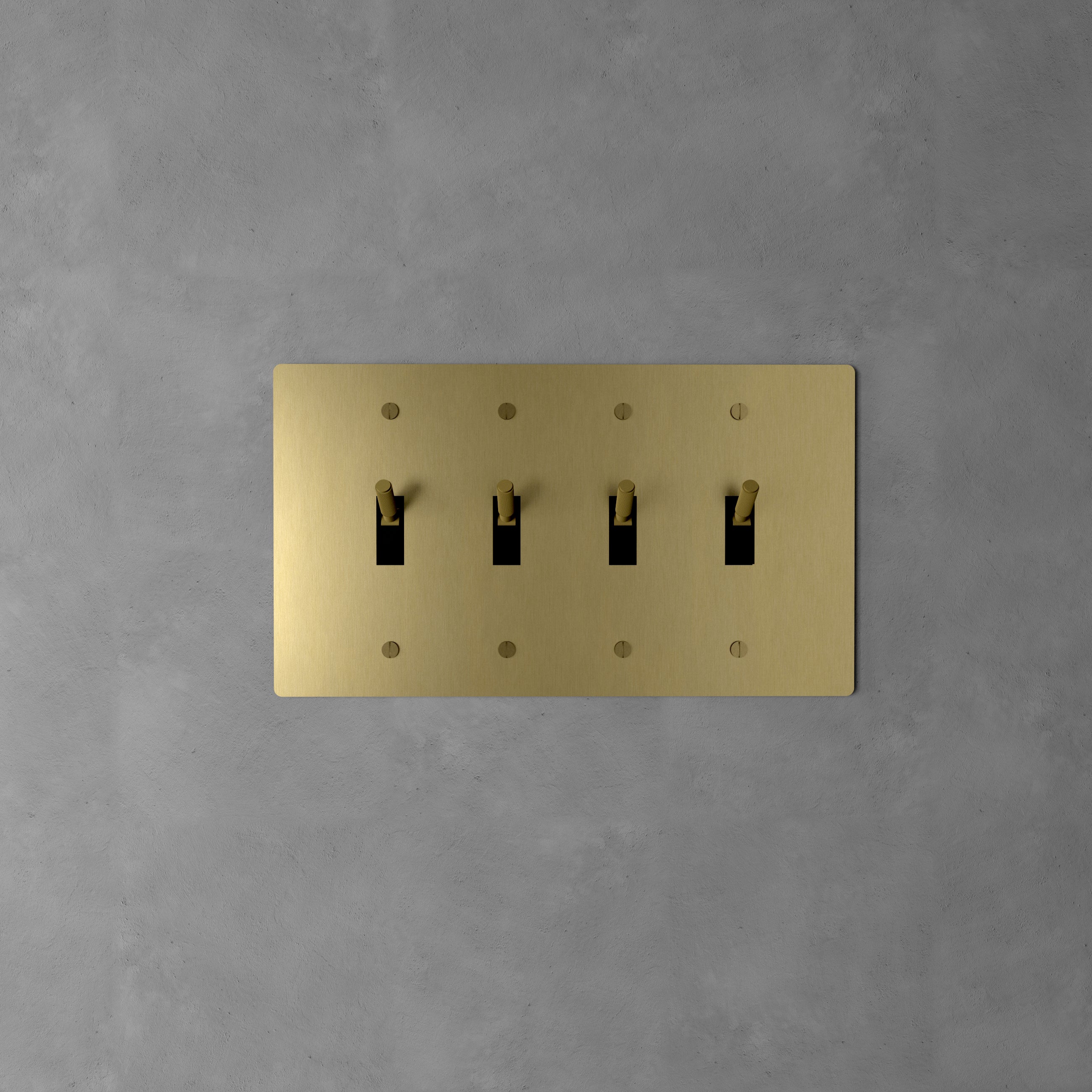 Luxuriöser Messing-Kippschalter mit minimalistischem Design und hochwertiger Oberfläche | Restfield
