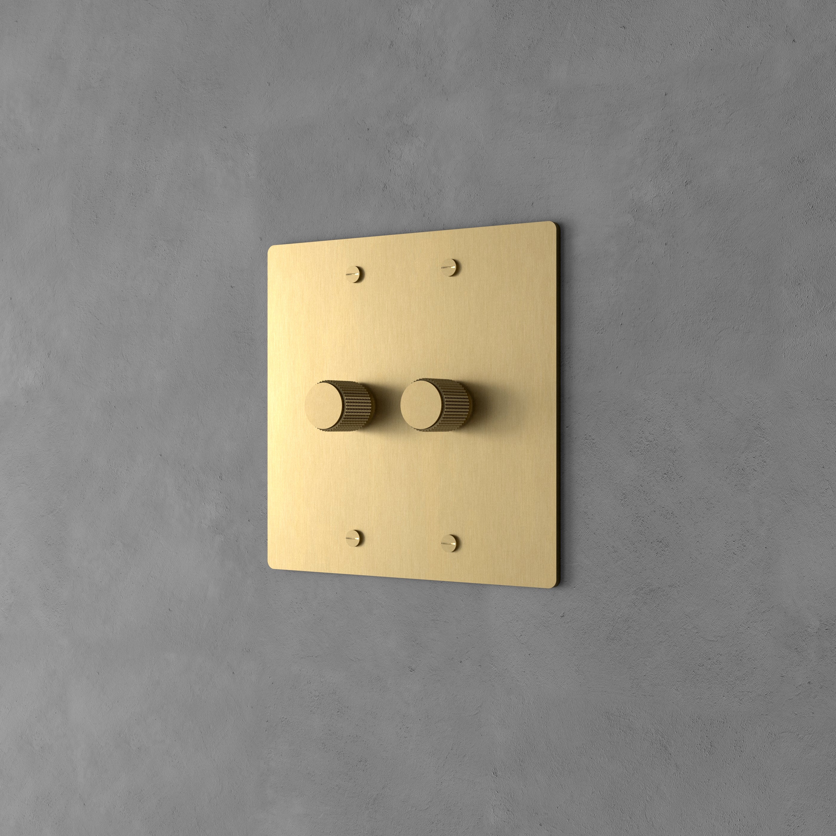 Luxe Messing Dimmer Schakelaar Met Draaiknop En Tijdloos Design | Sansoti
