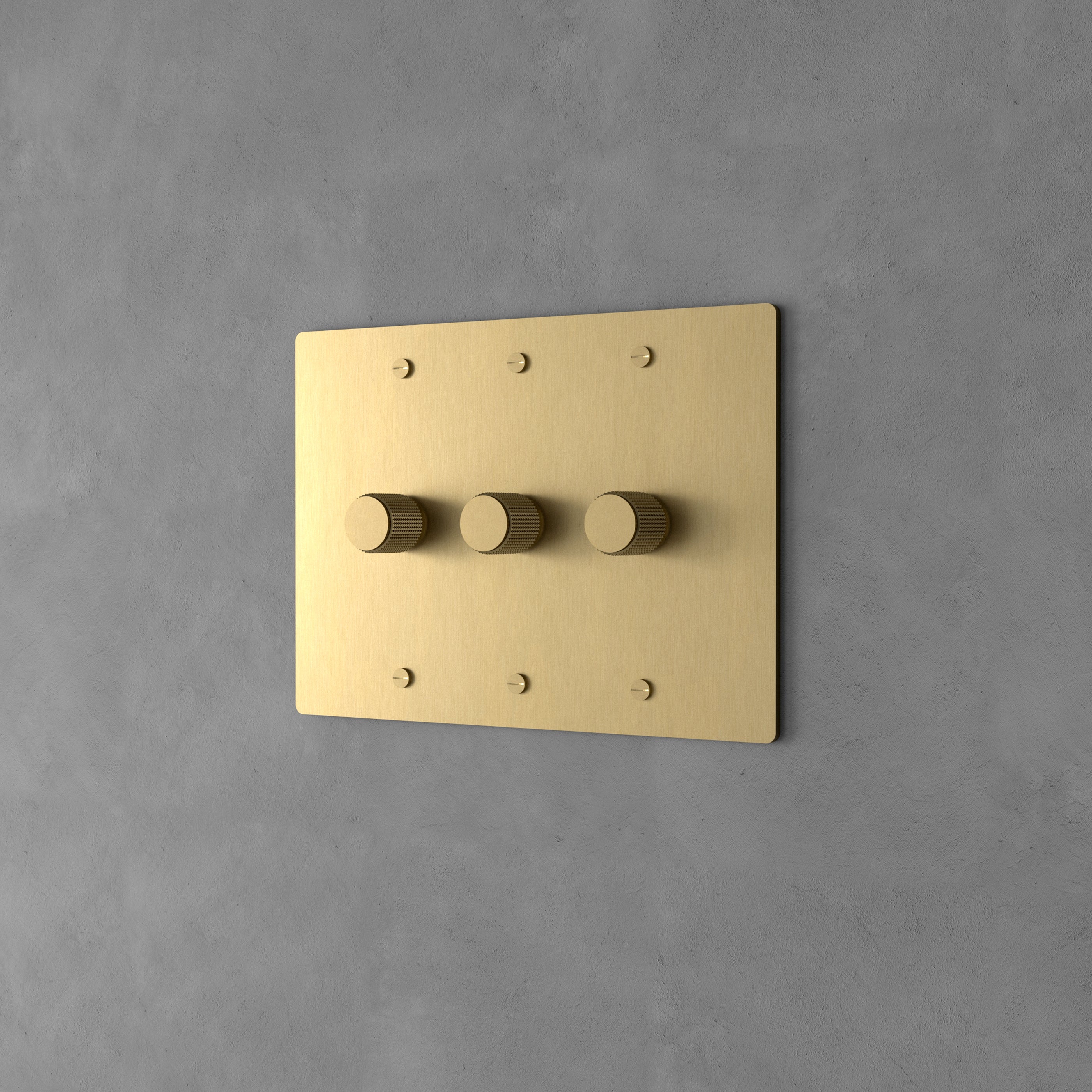 Luxe Messing Dimmer Schakelaar Met Draaiknop En Tijdloos Design | Sansoti