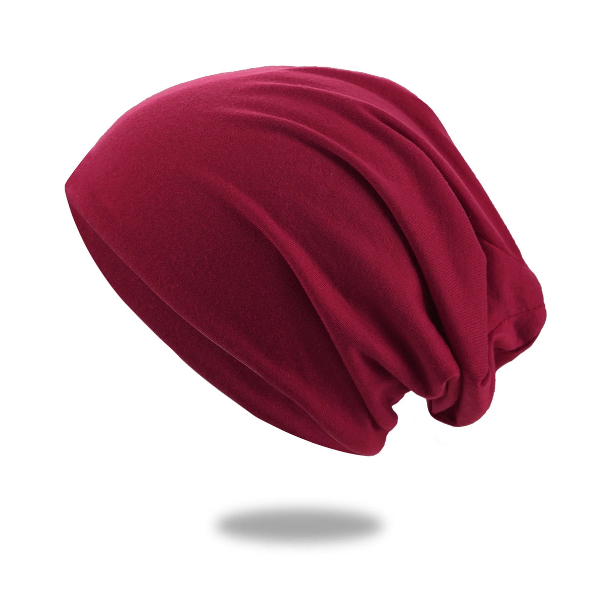 Slouch Beanie Hat Unisex Breathable Cotton Stretch Winter Autumn Soft Warm Streetwear Headwear | Sansoti
