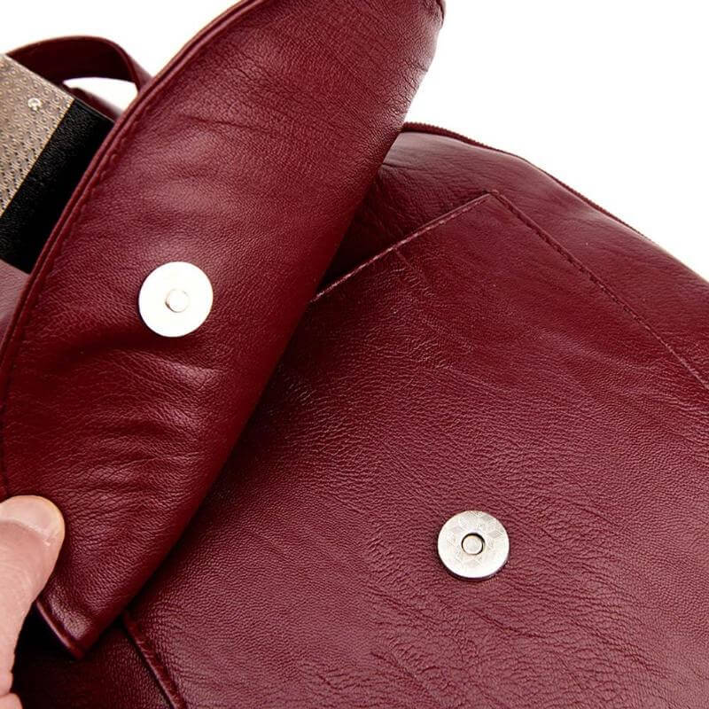 Leren Damesrugzak Elegant Design Praktisch Schoudertas Dagelijks Gebruik Mode Accessoire Veelzijdig Stijlvol | Sansoti