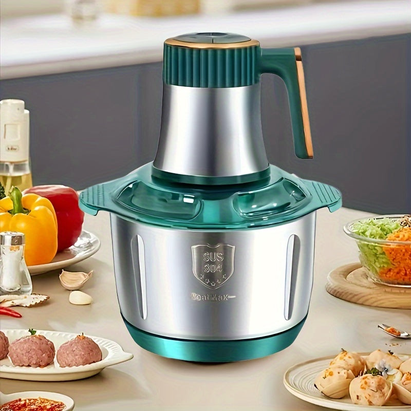 Edelstahl Fleischwolf und Gemüseschneider 5L – Leistungsstarke Multifunktions-Küchenmaschine mit 6 Messern | Restfield