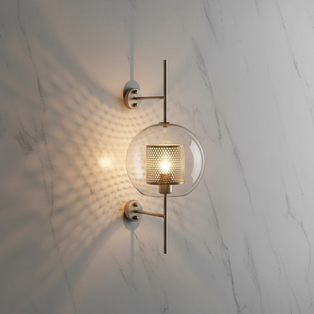 Moderne Glazen Wandlamp – Stijlvolle Verlichting met Klassieke Uitstraling | Sansoti
