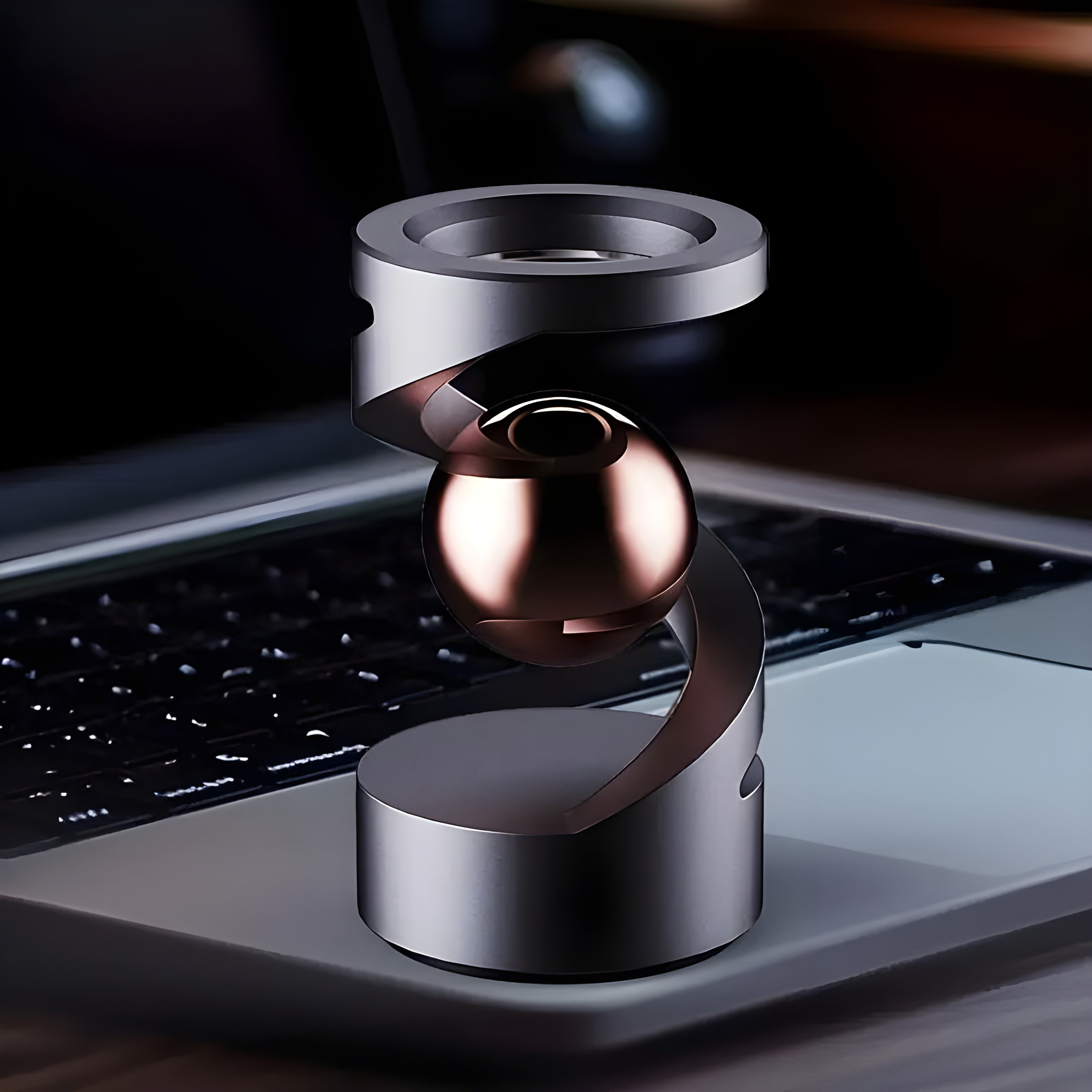 Gyroscope Métal Décoration Bureau Anti-stress Jouet Fidget Cadeau Salon Bureau Concentration Focus | Restfield