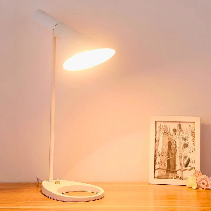Modern LED Table Lighting with Sleek Design - Minimalist Style - Energy Efficient - Warm White 2700K - Dimmable Desk Lamp - Sansoti