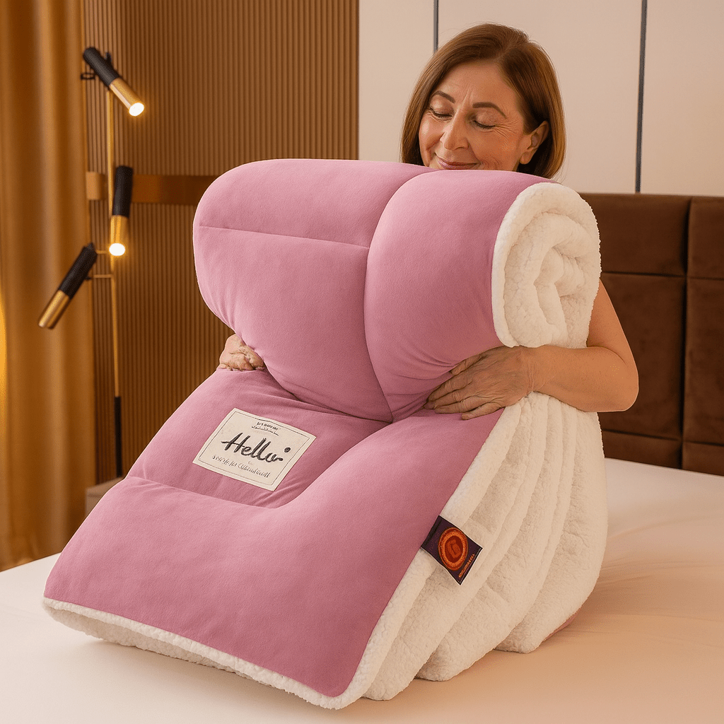 Sherpa Wende-Bettdecke Weich Flauschig Warm Doppelseitig Ganzjährig Polyester | Restfield