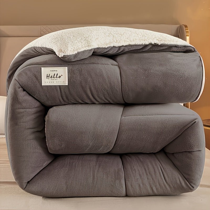 Sherpa Wende-Bettdecke Weich Flauschig Warm Doppelseitig Ganzjährig Polyester | Restfield