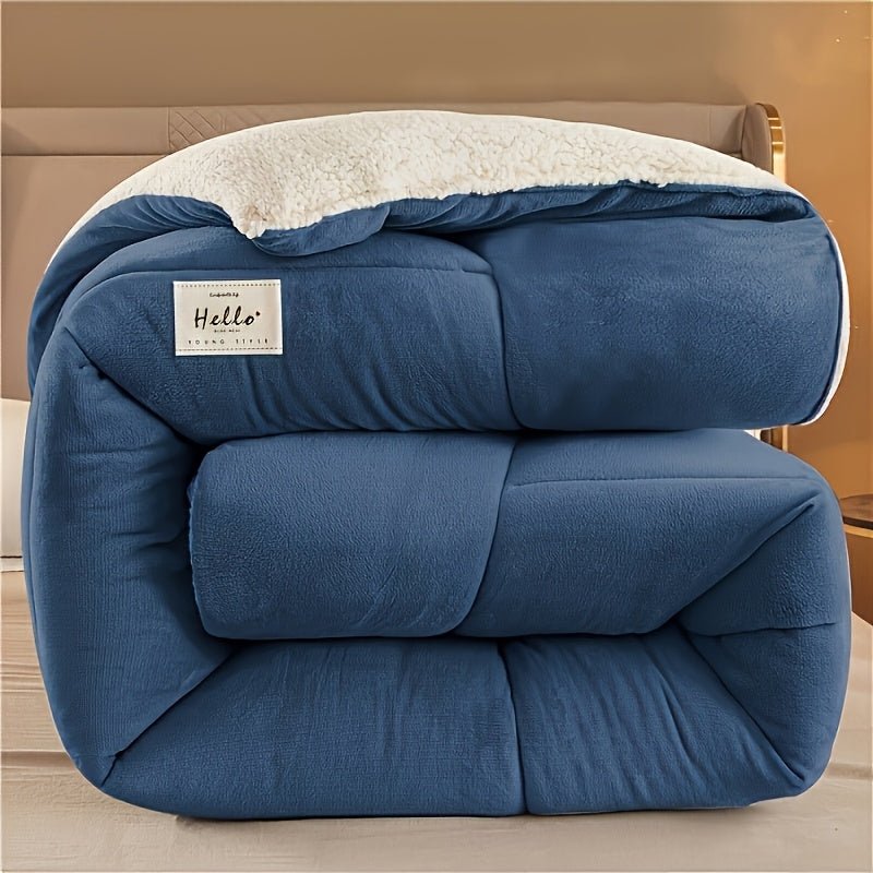 Sherpa Wende-Bettdecke Weich Flauschig Warm Doppelseitig Ganzjährig Polyester | Restfield