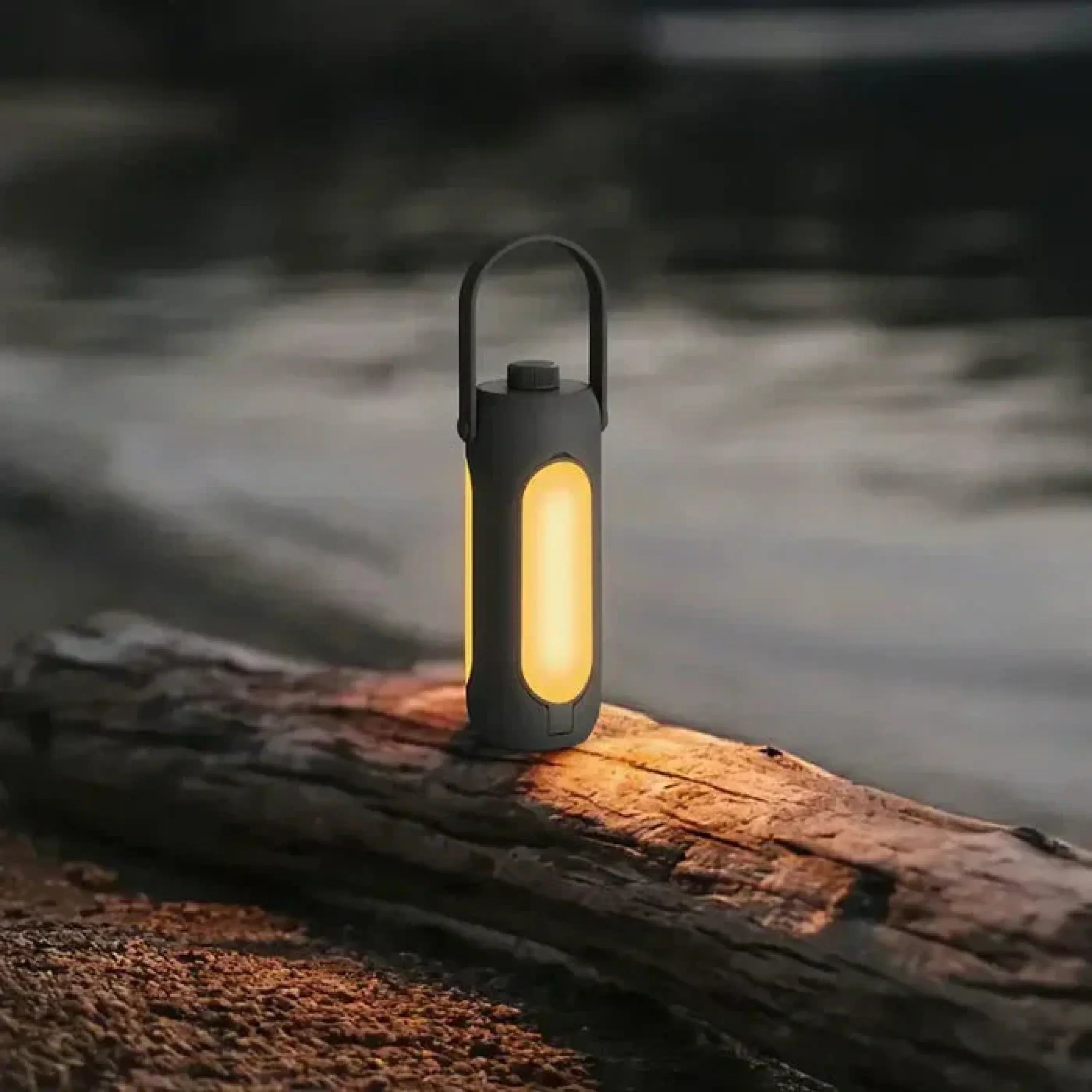 Portable LED Lamp Rechargeable with Flashlight Mode Indoor & Outdoor Dimmable 30-720 Lumens 1800-7000K USB 10000mAh Lighting Camping | Sansoti