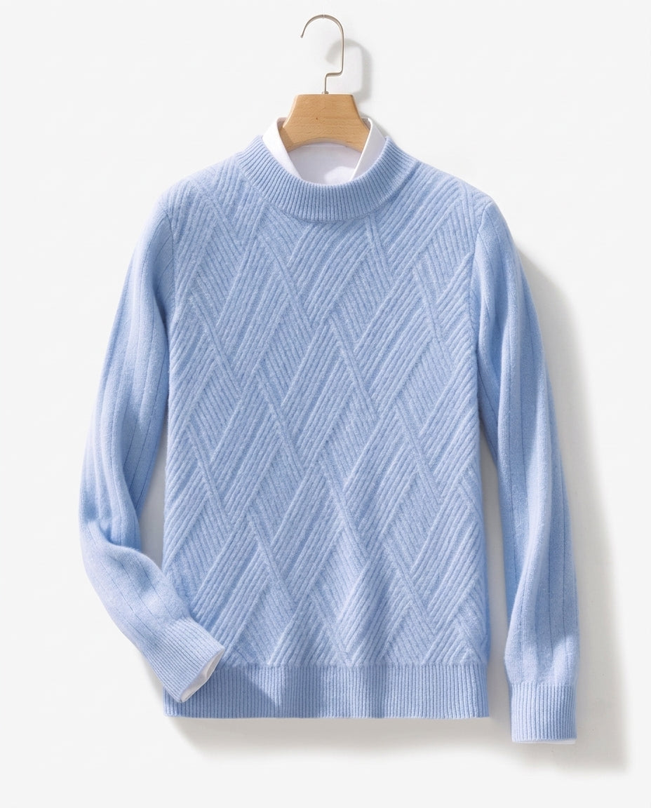 Luxury Cashmere Sweater for Men 100% Pure Wool Timeless Comfort Warmth Elegance Stylish Knit Soft Fit | Sansoti