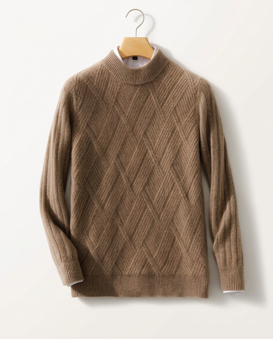 Luxury Cashmere Sweater for Men 100% Pure Wool Timeless Comfort Warmth Elegance Stylish Knit Soft Fit | Sansoti