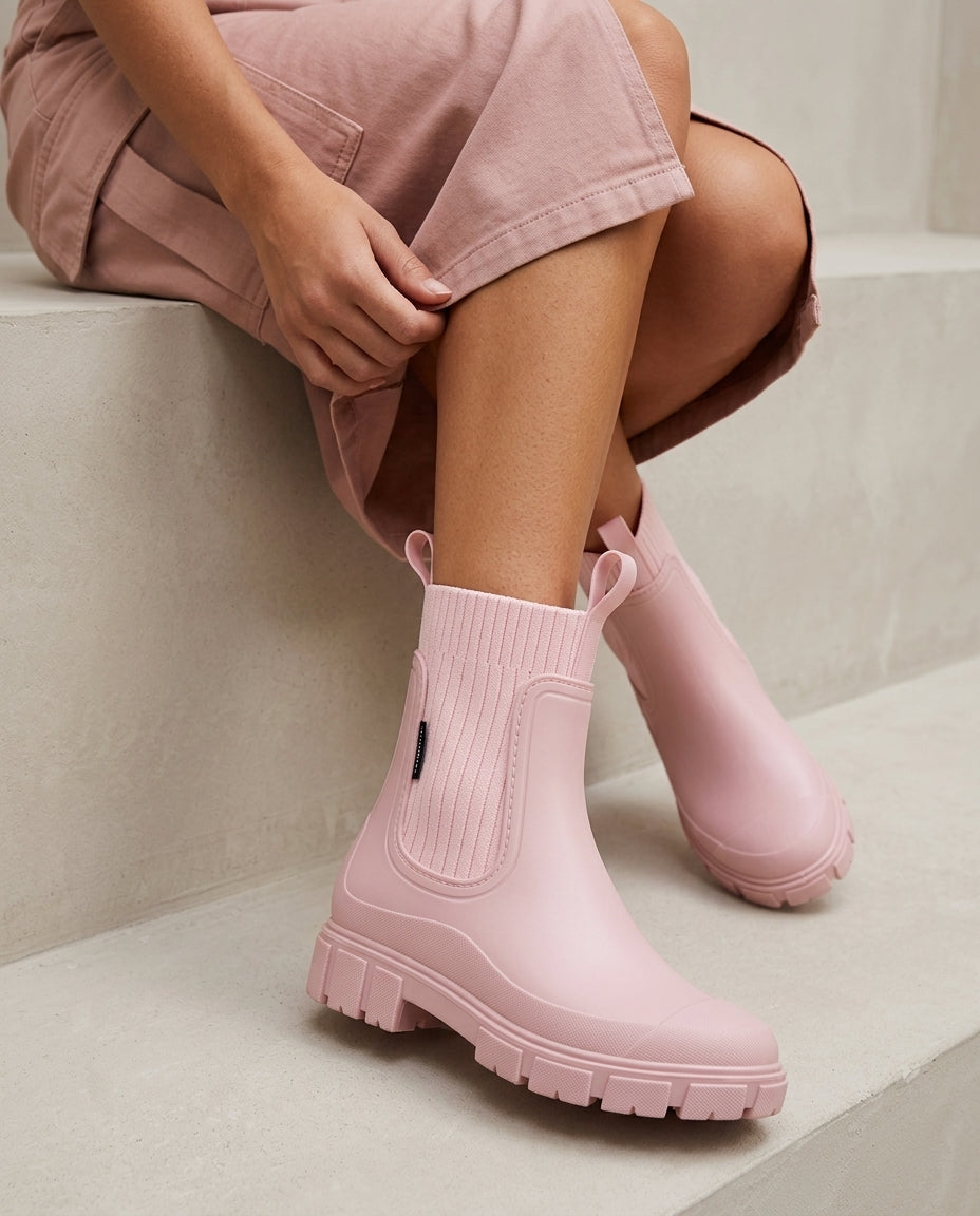 Waterproof Women's Ankle Boots, Non-Slip Sole, Comfortable for Everyday Wear, Versatile and Stylish Winter Shoes | Sansoti