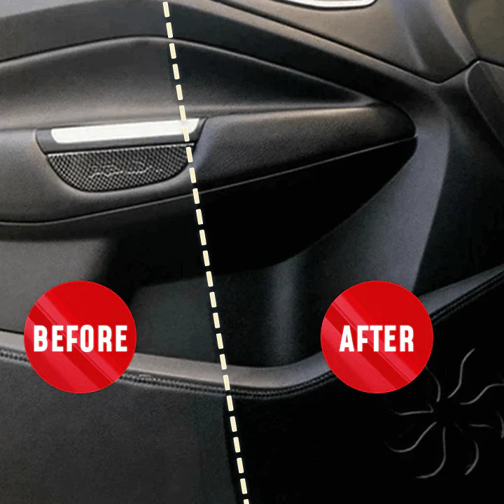 Car Polishing Kit for Plastic 100ml with Nano Sponge | Restores Shine Plastic Bumper Trim Mirror Dashboard | UV Protection | Sansoti
