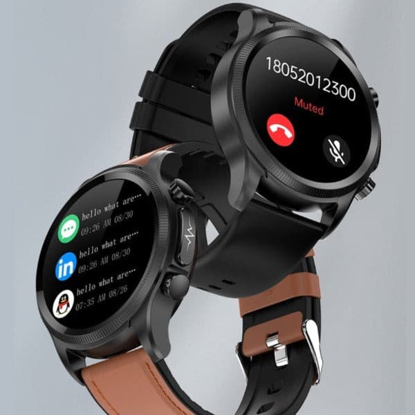 Slimme Gezondheidshorloge met Bloedsuikermeting & Hartslagmeter Waterdicht Fitness Tracker Smartwatch | Sansoti