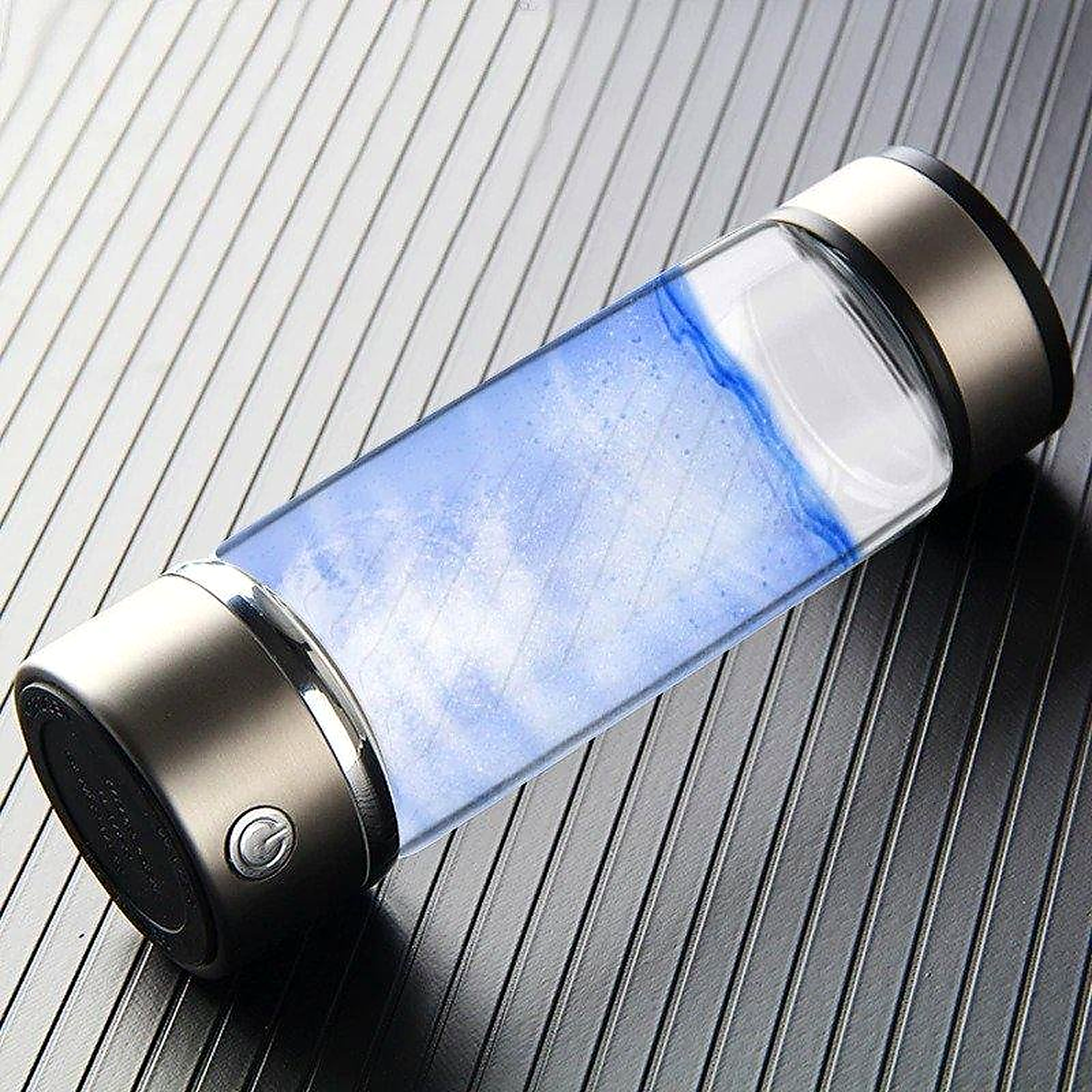 Draagbare Waterstofwaterfles 420ml Oplaadbaar USB-C Eenknopsbediening Gezond Water Onderweg Hydratatie | Sansoti