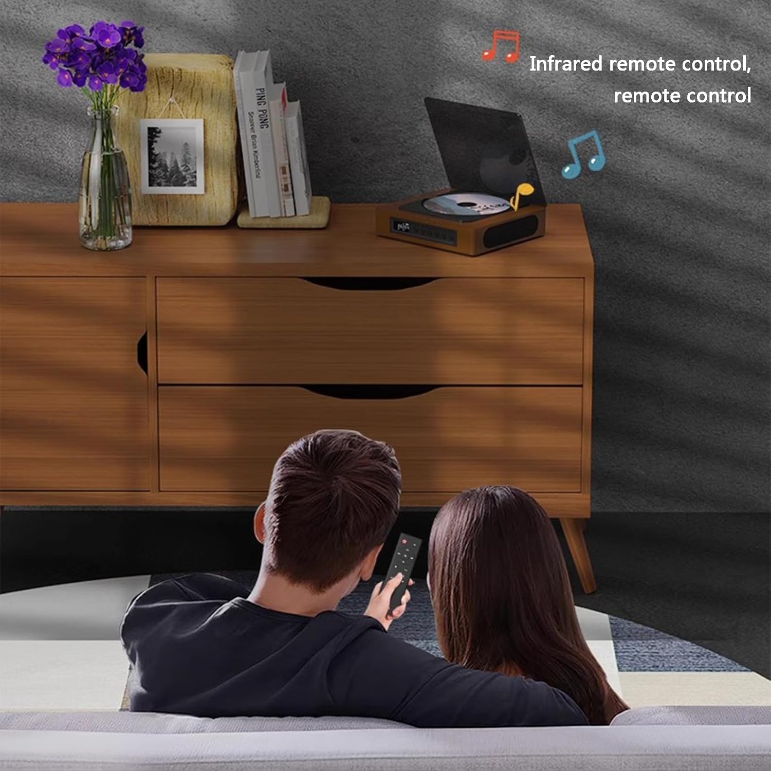 Retro CD-Player Bluetooth Vintage Musikplayer mit FM Radio und LCD-Display | Restfield
