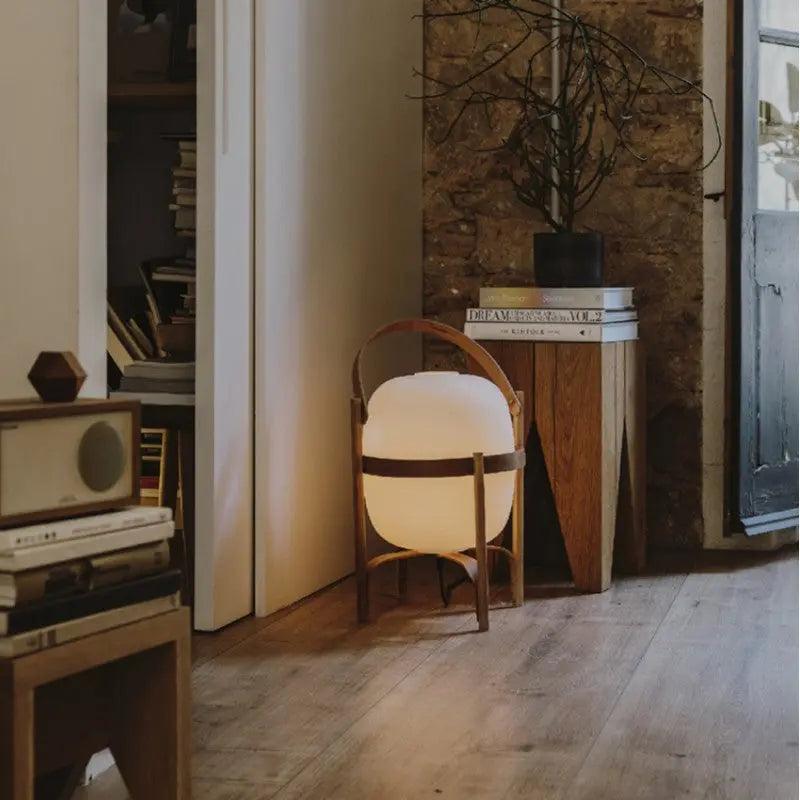 Tischlampe Holz Opalglas Natur 3 Größen Wohnzimmer Schlafzimmer Stimmungslicht Stehlampe Japandi Skandinavisch | Restfield