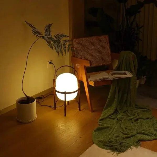 Tischlampe Holz Opalglas Natur 3 Größen Wohnzimmer Schlafzimmer Stimmungslicht Stehlampe Japandi Skandinavisch | Restfield