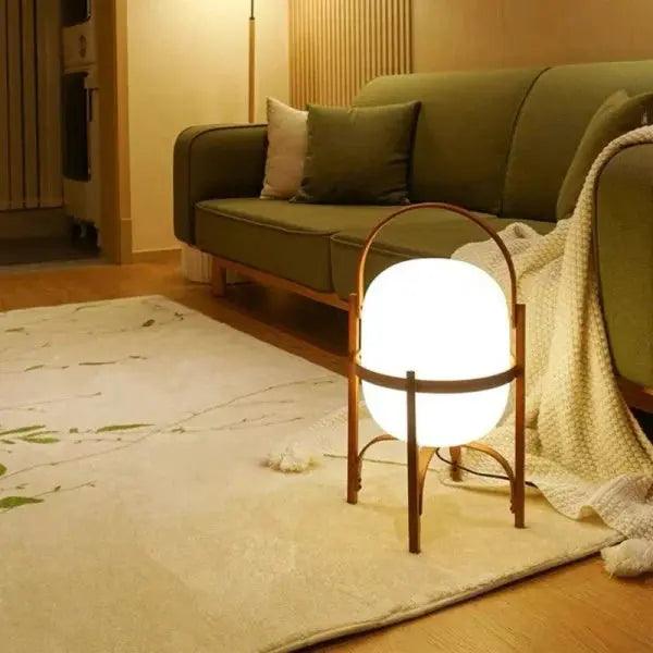 Tischlampe Holz Opalglas Natur 3 Größen Wohnzimmer Schlafzimmer Stimmungslicht Stehlampe Japandi Skandinavisch | Restfield