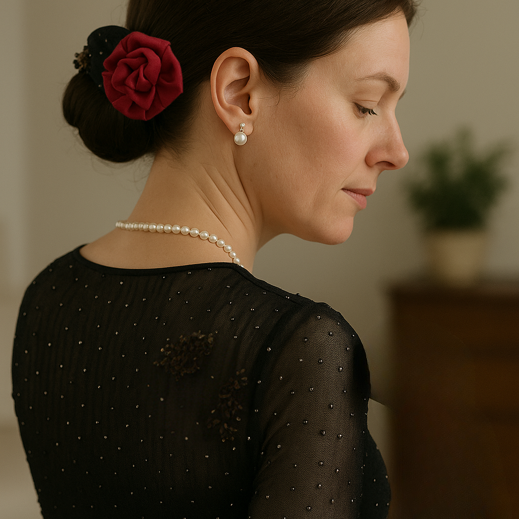 Haarknot Styling Set 7-delig in Satijn met Flexibele Draadkern voor Elegante Kapsels Zonder Hitte | Sansoti